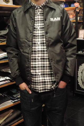 rah yokohama coach jacket black ruler check.JPG